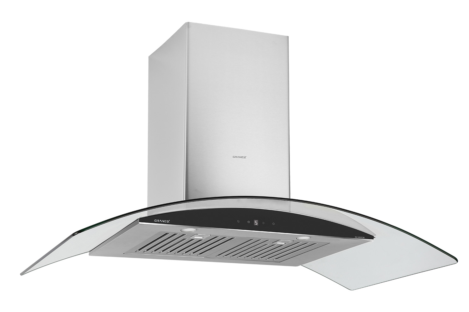 MÁY HÚT MÙI KÍNH CONG GRANDX GX H90C55 90CM