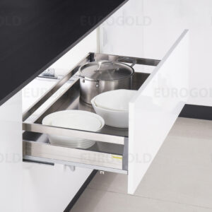 GIÁ XOONG NỒI INOX HỘP 2 LỚP ĐÁY GẮN CÁNH EUROGOLD EU130900 - 1 3 1
