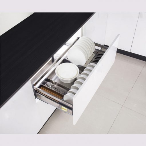 Giá bát đĩa inox hộp gắn cánh Eurogold EU132700