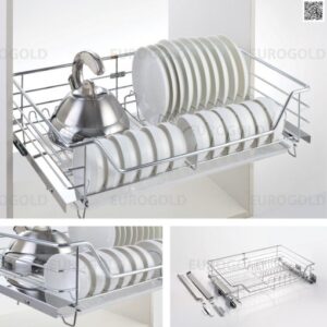 GIÁ BÁT ĐĨA INOX NAN ÂM TỦ GẮN CÁNH VÀ RAY GIẢM CHẤN EUROGOLD EG6270 - 1 6 510x510 2 1