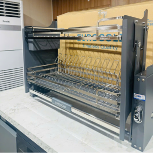 GIÁ BÁT ĐĨA NÂNG HẠ INOX 304 KHUNG MÀU GHI EUROGOLD EVI180 - 114 1 510x510 3
