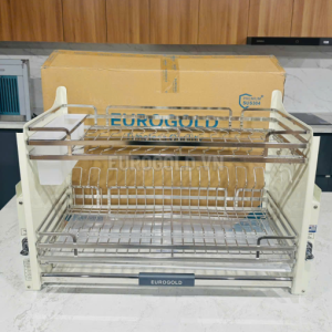 Giá bát đĩa nâng hạ inox 304 khung màu trắng Eurogold EVI170W - 118 510x510 3