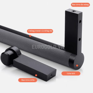 Suốt áo tròn hợp kim bọc da màu ghi cao cấp Eurogold BS02G - 3 510x510 5