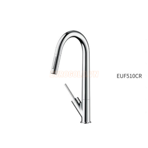 Vòi nước inox 304 dây rút Eurogold EUF510CR