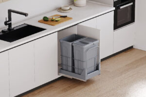 THÙNG RÁC ĐÔI CÁNH KÉO ÂM TỦ GRANDX XW.D40 40CM 40CM - 900X600 01 4