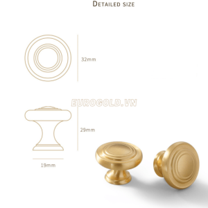 Núm tủ tròn đồng nguyên chất BHG52 - 92 min 510x510 1