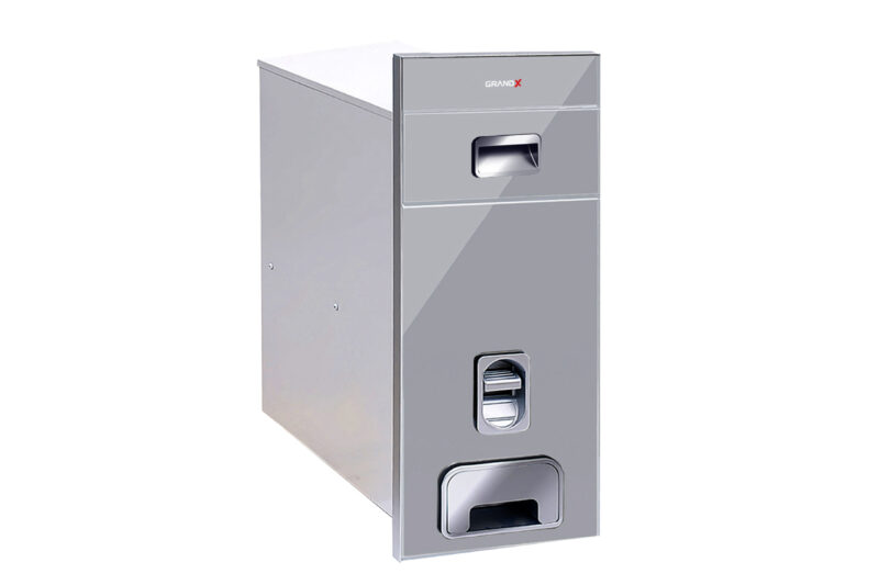 THÙNG GẠO MẶT KÍNH CƯỜNG LỰC GRANDX XR.G301M 30CM - XR.G301M scaled 1