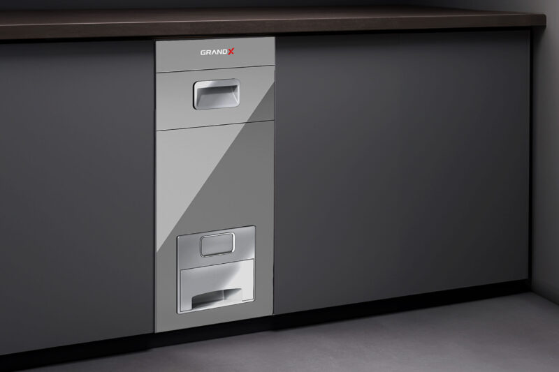 THÙNG GẠO MẶT KÍNH NÚT NHẤN GRANDX XR.G302M 30CM