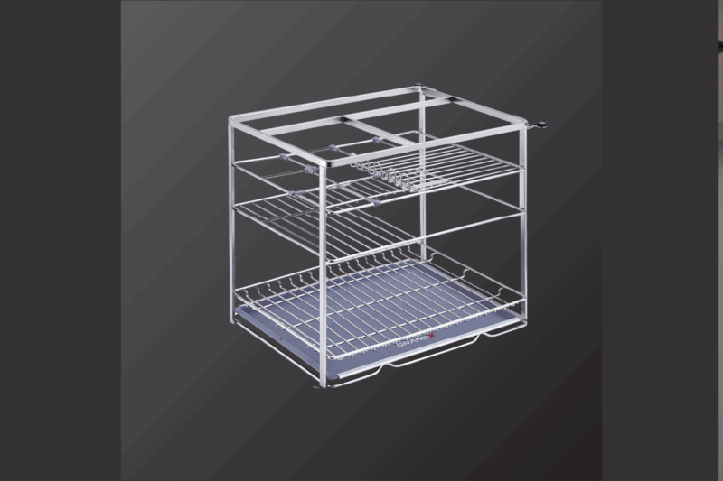 GIÁ ĐỰNG CHAI LỌ GIA VỊ NAN DẸT GRANDX XS.40S 40CM