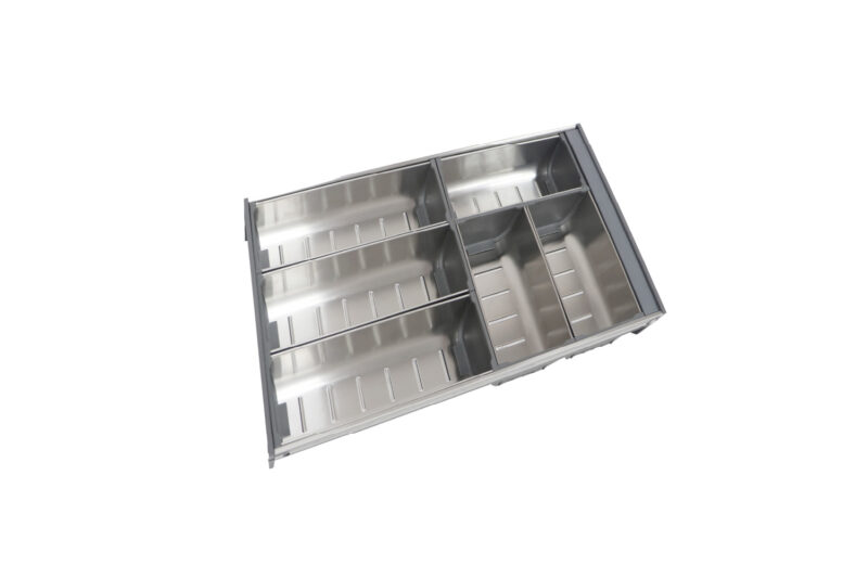 HÌNH ẢNH THỰC TẾ CỦA KHAY CHIA THÌA NĨA ĐA NĂNG SUS304 CAO CẤP GRANDX XT.S380