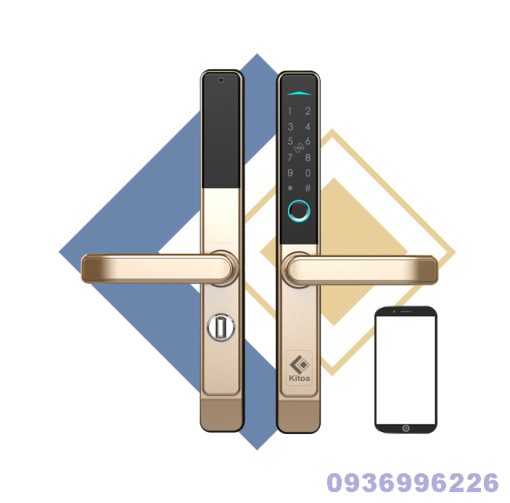 Khoá cửa nhôm mở qua App Kitos KT-AL38 Plus