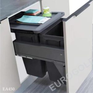 Thùng rác âm tủ giảm chấn cao cấp Eurogold EA402