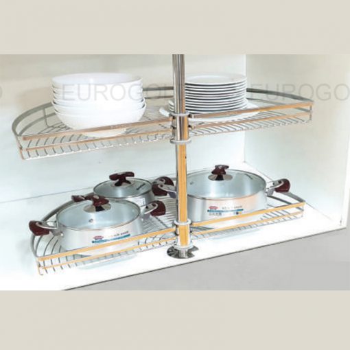 Mâm xoay inox mờ nan dẹt Eurogold EPL180A