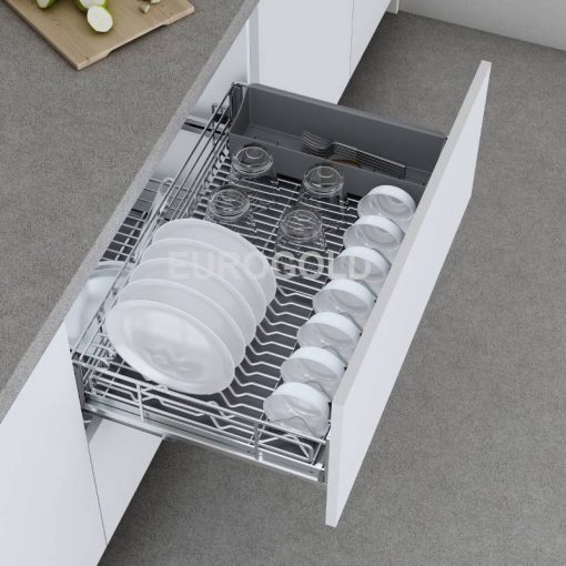 GIÁ XOONG NỒI VÀ BÁT ĐĨA ĐA NĂNG INOX 304 NAN OVAL EUROGOLD EPV6080F