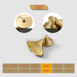 Tay nắm tủ đồng nguyên chất hình lá BHER7 - er7 2 510x510 1