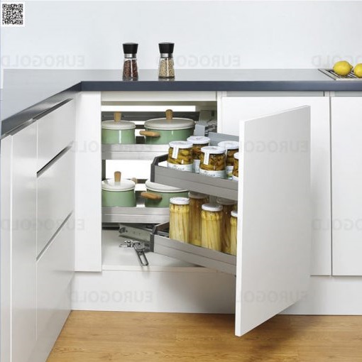Giá góc liên hoàn inox hộp Eurogold EU102 (phải)