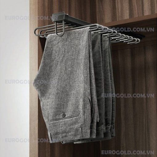 Móc treo quần âu ray giảm chấn Eurogold EUA7110B