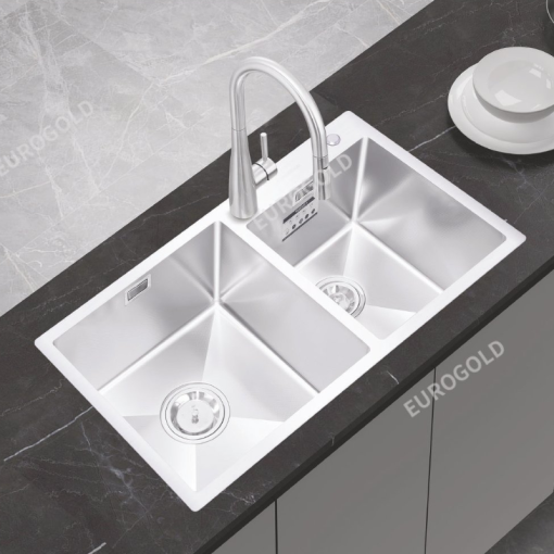Chậu rửa bát chống xước inox 304 Eurogold EUC28247EA