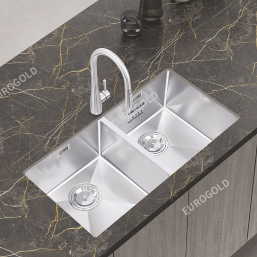 Chậu rửa bát chống xước inox 304 Eurogold EUC28746EB