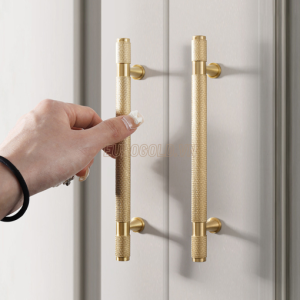 Tay nắm đồng nguyên chất Eurogold BHG112B