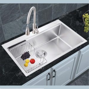 Chậu rửa bát 1 hố inox 304 Eurogold EUS58050