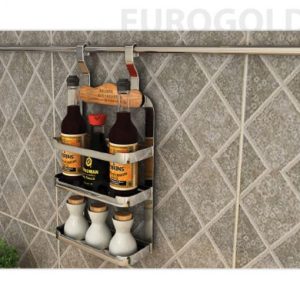 Giá treo ngoài gia vị 3 tầng inox 304 Eurogold EV38