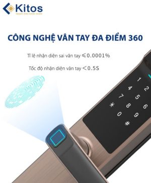 Khoá cửa thông minh màu đen G302 PRO – Kitos - g302 pro 2 510x619 1