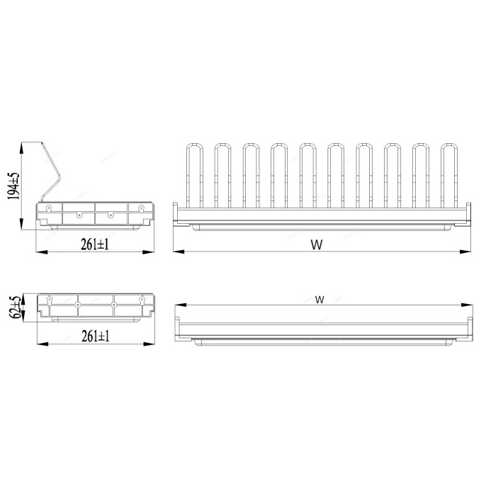 KÍCH THƯỚC GIÁ BÁT CỐ ĐỊNH INOX 304 NAN OVAL EUROGOLD EPV8080