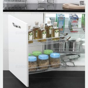 Giá liên hoàn nan inox 304 ray giảm chấn Eurogold EPS101 (trái)
