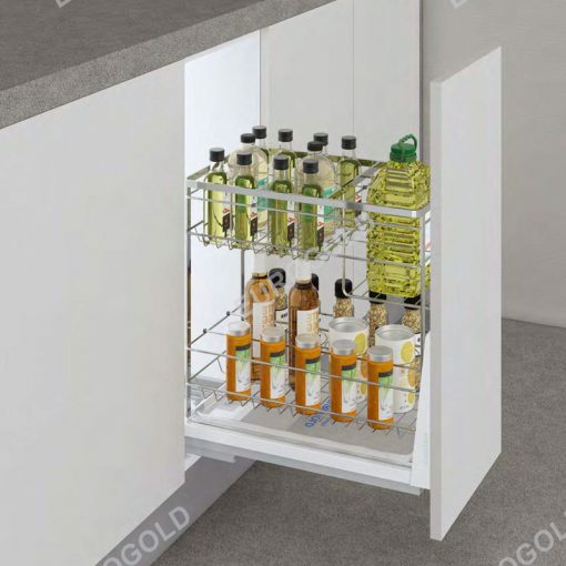 GIÁ GIA VỊ KHUNG RỔ INOX 304 EUROGOLD EP2230