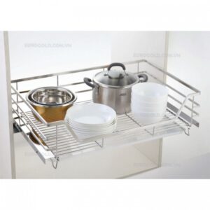 GIÁ XOONG NỒI INOX NAN ÂM TỦ GẮN CÁNH EUROGOLD EG6170 - gia xoong noi inox 304 1