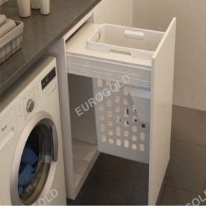 Giỏ để đồ giặt ray hộp giảm chấn Eurogold EUA01400