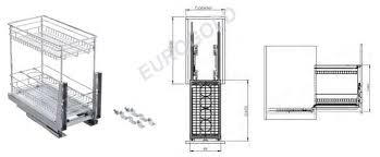 GIÁ GIA VỊ EUROGOLD ERO30430B INOX NAN VUÔNG - images 2