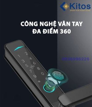 Khoá cửa vân tay cửa nhôm Kitos KT-AL38 - kitos al38 4 510x588 1