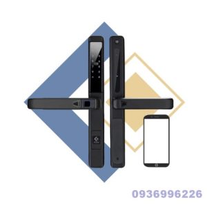 Khoá vân tay cửa nhôm Kitos KT-AL650 Plus - kitos al650 black plus avt kitos 510x503 1