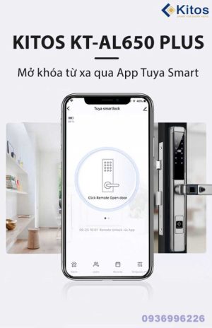 Khoá vân tay cửa nhôm Kitos KT-AL650 Plus - kitos al650 plus 1 510x789 1