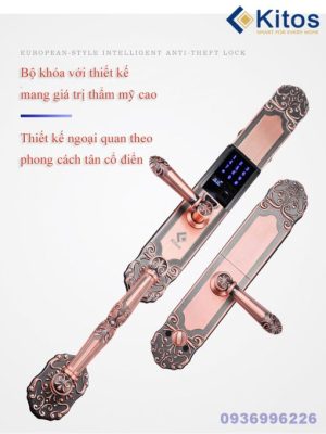 Khoá cửa vân tay tân cổ điển Kitos KT-C500 - kitos c500 17 510x680 1