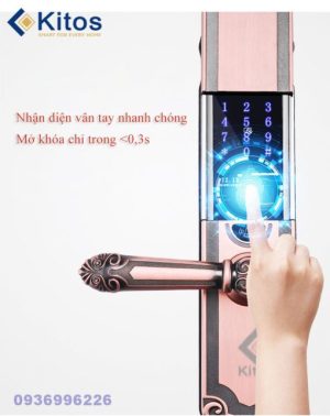 Khoá cửa vân tay tân cổ điển Kitos KT-C500 - kitos c500 18 510x643 1