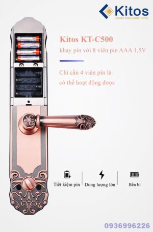 Khoá cửa vân tay tân cổ điển Kitos KT-C500 - kitos c500 19 510x771 1
