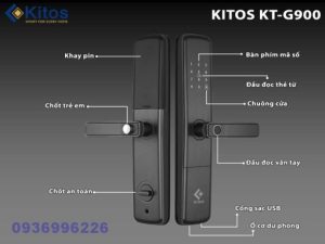 Khoá cửa vân tay Kitos KT-G900 Plus - kitos g900 1 3 510x383 1