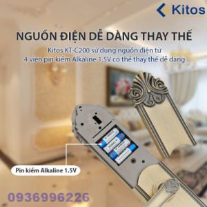 Khoá cửa vân tay tân cổ điển Kitos KT-C200 - kitos kt c200 2 510x510 1
