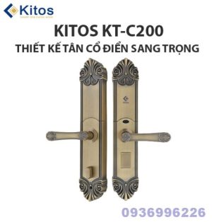 Khoá cửa vân tay tân cổ điển Kitos KT-C200 - kitos kt c200 8 510x534 1