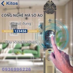 Khoá cửa vân tay tân cổ điển Kitos KT-C200 - kitos kt c200 9 510x510 1