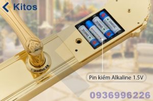 Khoá cửa vân tay tân cổ điển mạ vàng 24k Kitos KT-C800 - kitos kt c800 3 510x339 1