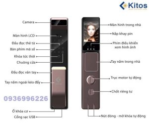 Khoá cửa vân tay Kitos KT-X6 - kitos x6 7 510x423 1