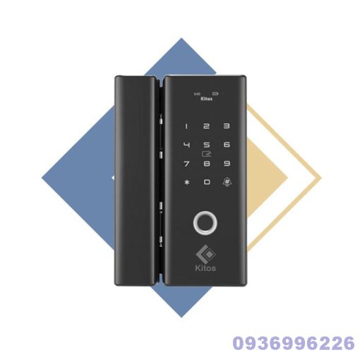 Khoá cửa vân tay dùng cho cửa kính thuỷ lực Kitos KT-GL80
