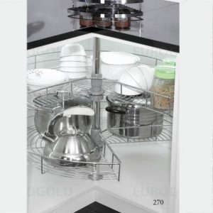 Mâm xoay inox nan mở 3/4 – 270º Eurogold TR270E