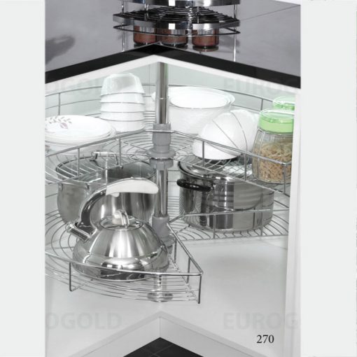 Mâm xoay inox nan mở 3/4 – 270º Eurogold TR270E