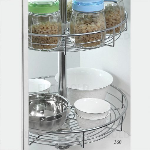 Mâm xoay inox nan mở toàn phần – 360º Eurogold TR360F