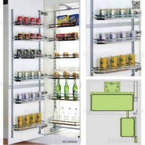 Tủ kho inox 6 tầng cánh mở Eurogold MC040660